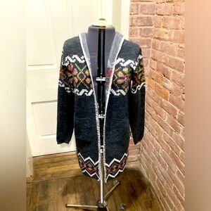 Oceanus Women’s Hooded Knit Cardigan.